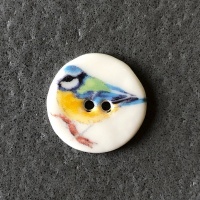 Bluetit smaller medium circle button